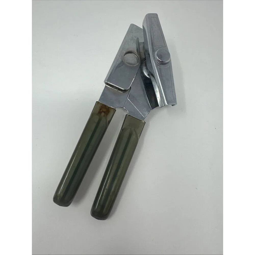 Vintage SWING-A-WAY Swing Away Manual Can Opener w Bottle Opener Soft Handle USA